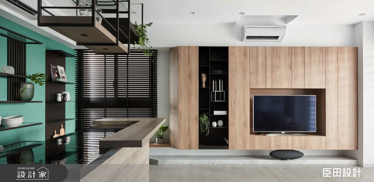 16坪中古屋(5~15年)＿北歐風客廳案例圖片＿臣田設計＿臣田_06 積木與密室之13