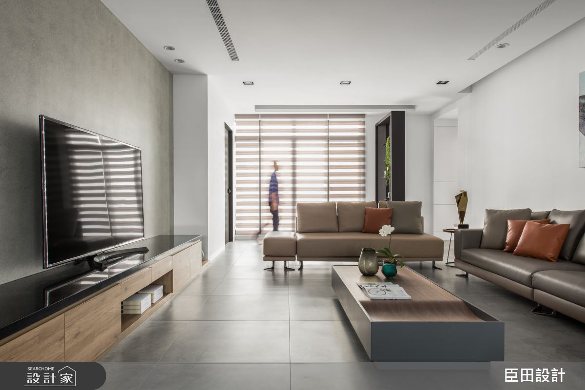 70坪新成屋(5年以下)＿北歐風客廳案例圖片＿臣田設計＿臣田_07 LESS IS MORE之3