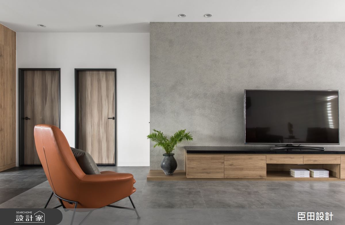 70坪新成屋(5年以下)＿北歐風客廳案例圖片＿臣田設計＿臣田_07 LESS IS MORE之4