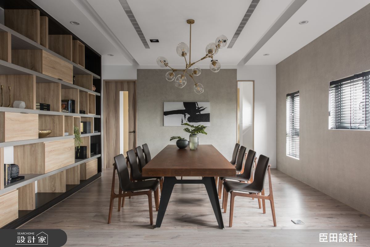 70坪新成屋(5年以下)＿北歐風書房案例圖片＿臣田設計＿臣田_07 LESS IS MORE之11
