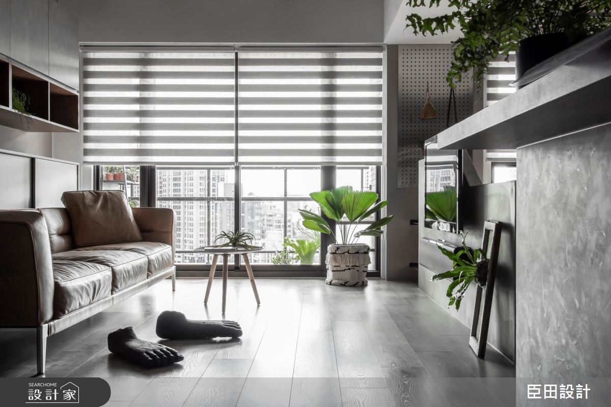 23坪中古屋(5~15年)＿工業風客廳案例圖片＿臣田設計＿臣田_09 之間之10