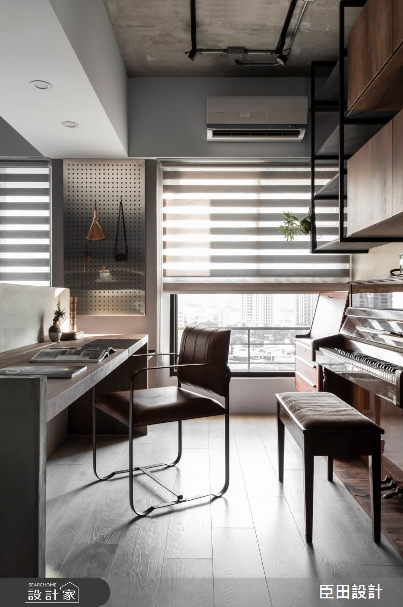 23坪中古屋(5~15年)＿工業風書房案例圖片＿臣田設計＿臣田_09 之間之13