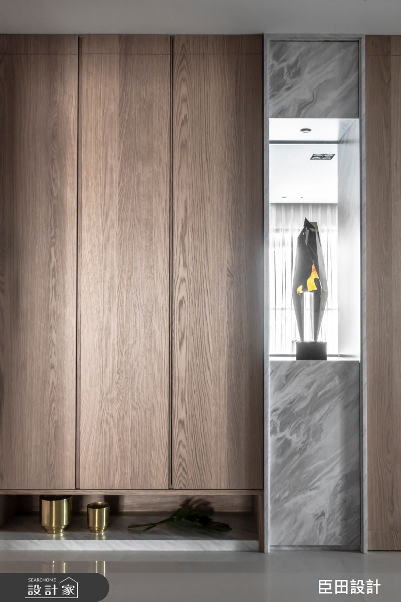 40坪中古屋(5~15年)＿現代風玄關案例圖片＿臣田設計＿臣田_10 御南苑之1