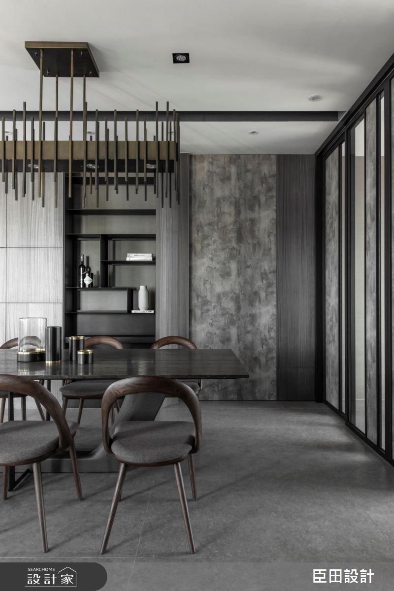 85坪中古屋(5~15年)＿現代風餐廳案例圖片＿臣田設計＿臣田_12 五墨之居之10