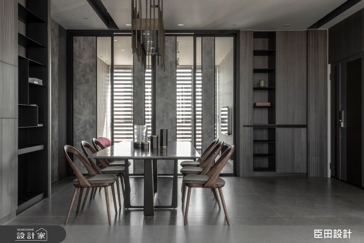 85坪中古屋(5~15年)＿現代風餐廳案例圖片＿臣田設計＿臣田_12 五墨之居之12