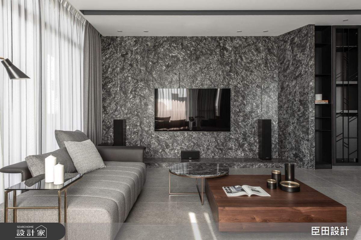 85坪中古屋(5~15年)＿現代風客廳案例圖片＿臣田設計＿臣田_12 五墨之居之4