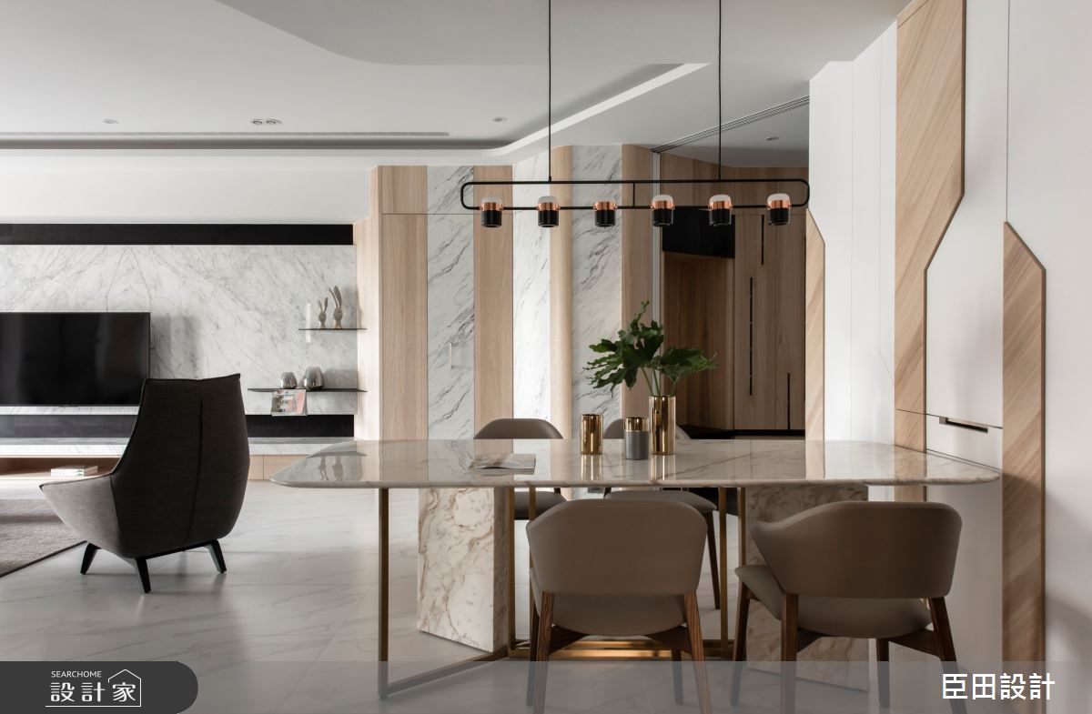 42坪新成屋(5年以下)＿現代風餐廳案例圖片＿臣田設計＿臣田_13 flow之6