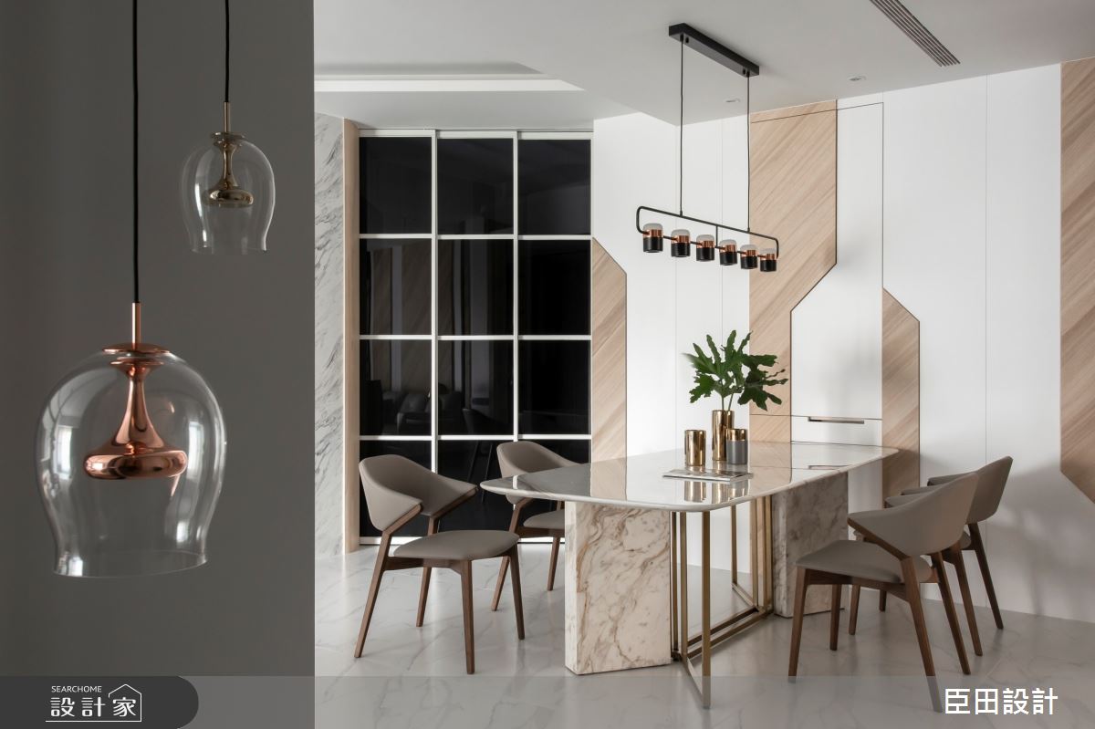 42坪新成屋(5年以下)＿現代風餐廳案例圖片＿臣田設計＿臣田_13 flow之4