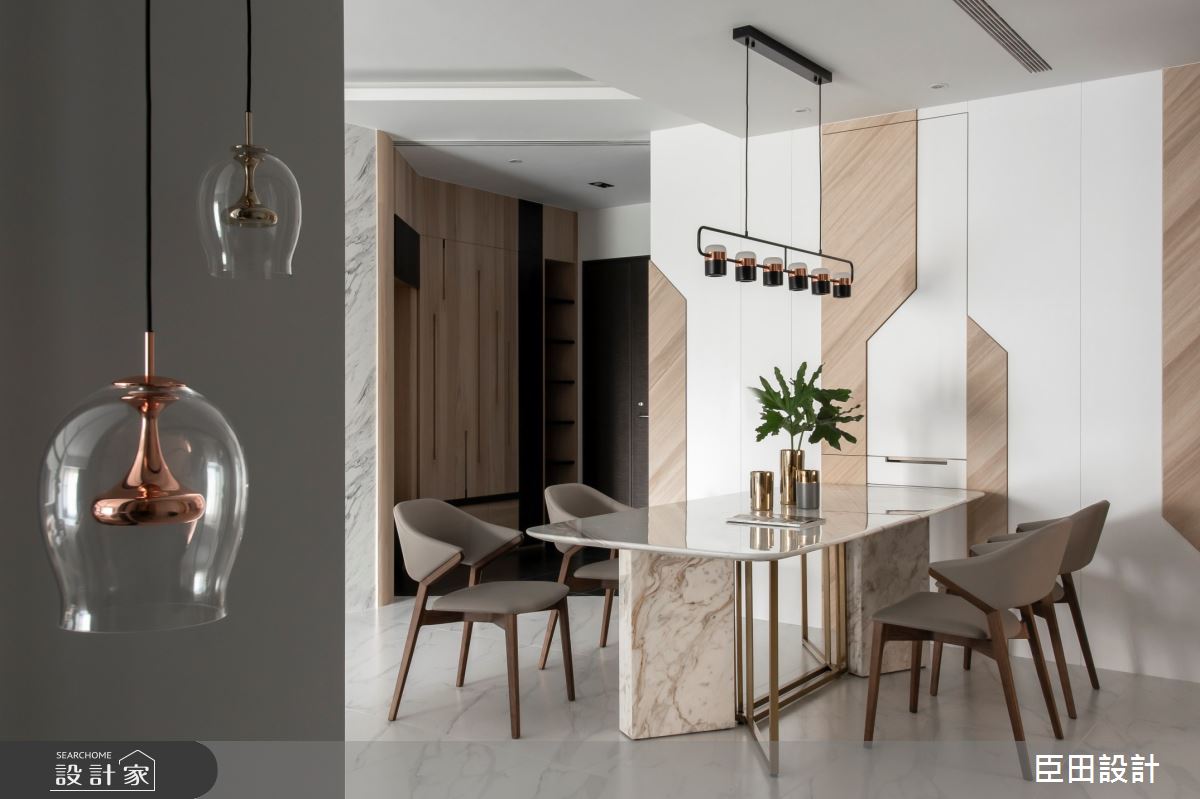 42坪新成屋(5年以下)＿現代風餐廳案例圖片＿臣田設計＿臣田_13 flow之3