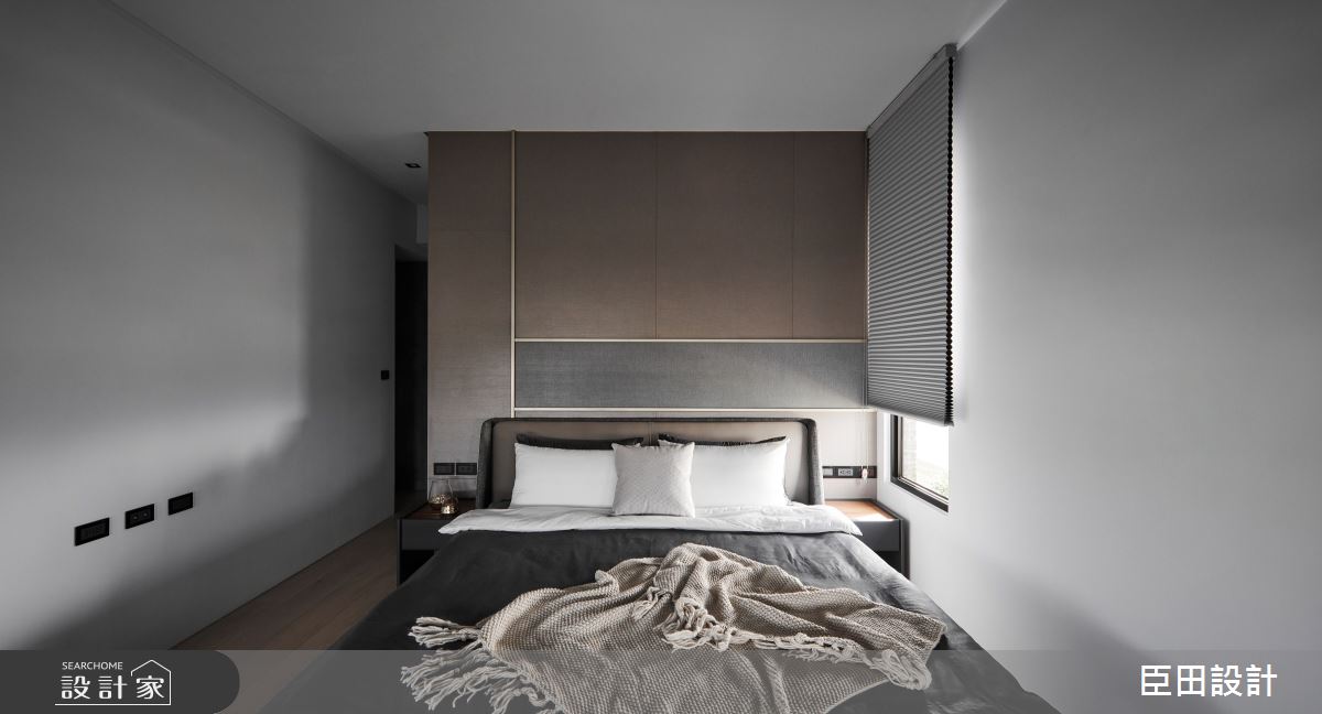 36坪新成屋(5年以下)＿現代風臥室案例圖片＿臣田設計＿臣田_14 硯染之14