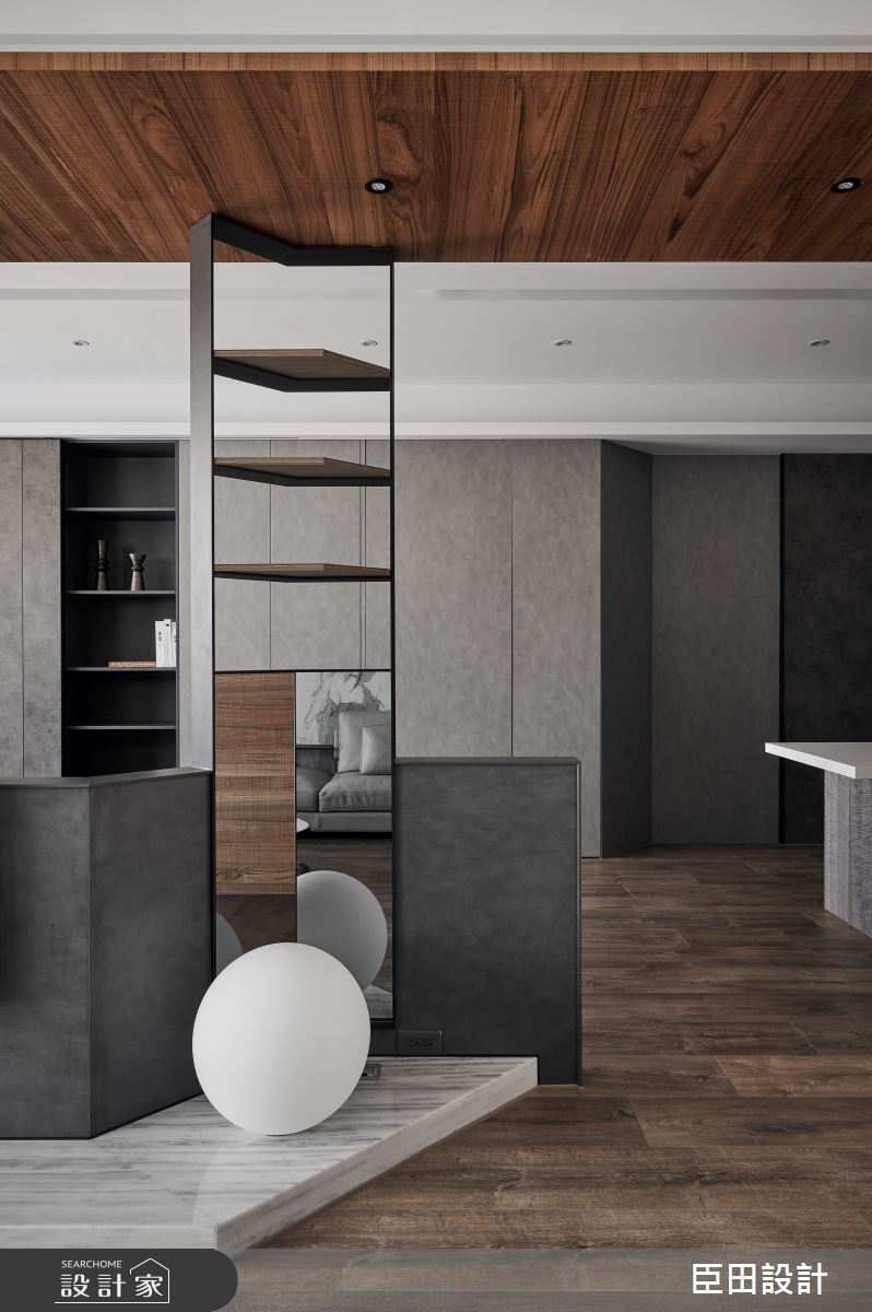 40坪新成屋(5年以下)＿現代風客廳案例圖片＿臣田設計＿臣田_15 島居之2