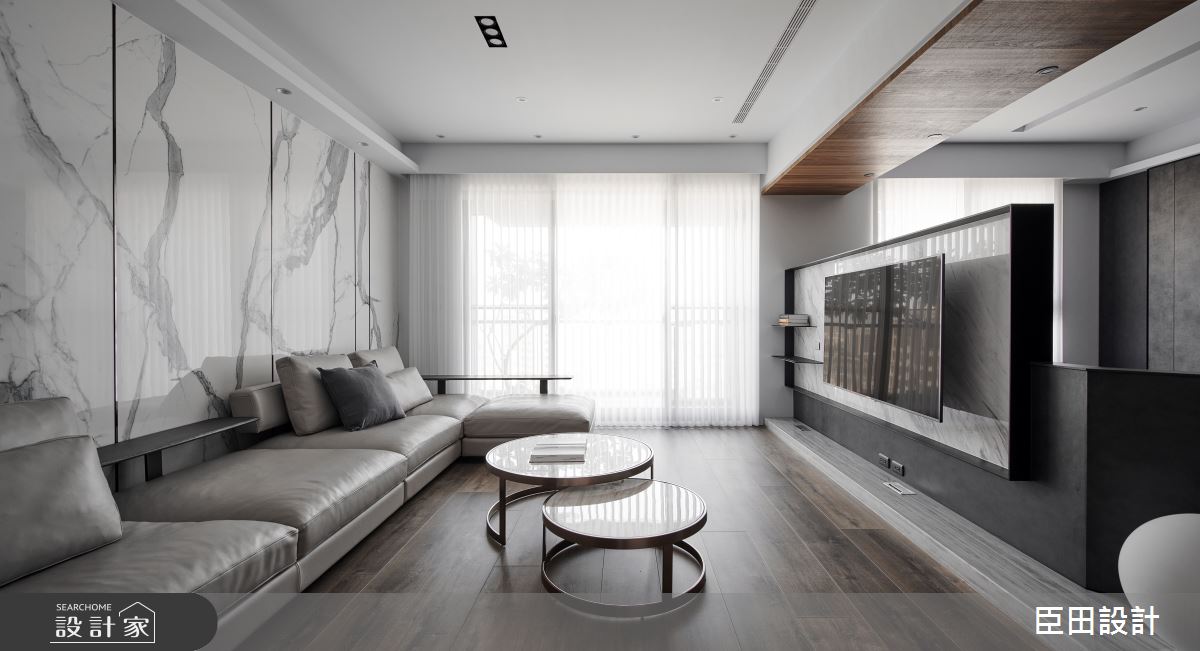 40坪新成屋(5年以下)＿現代風客廳案例圖片＿臣田設計＿臣田_15 島居之3