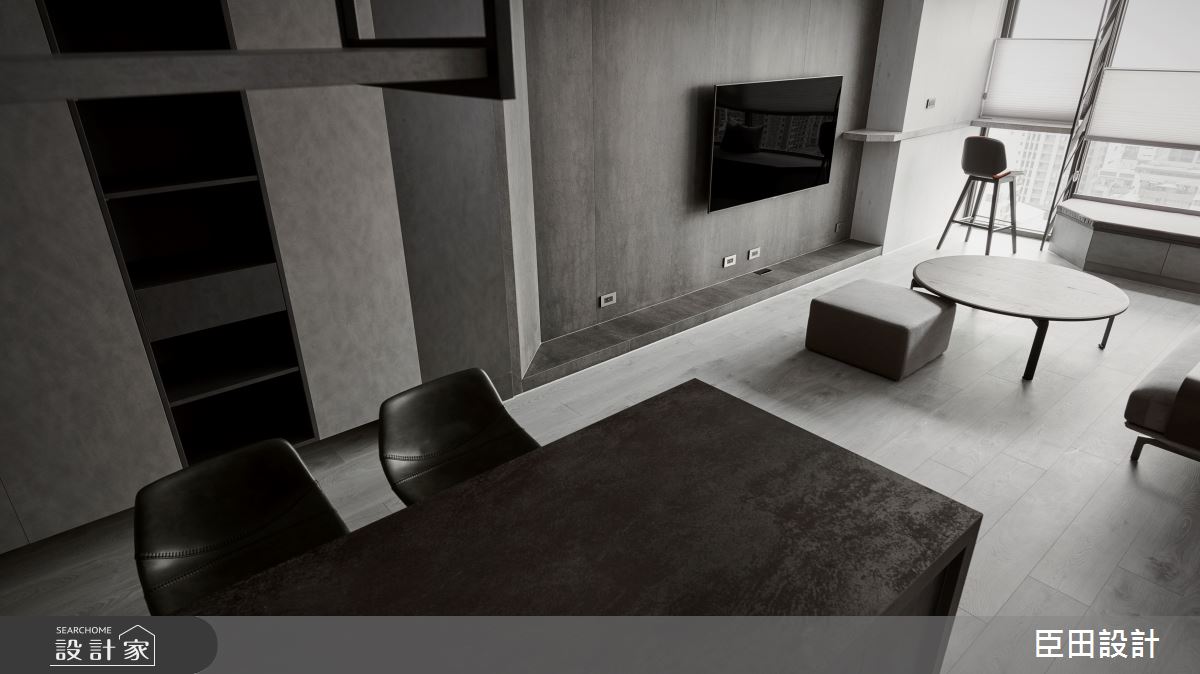 25坪新成屋(5年以下)＿現代風客廳案例圖片＿臣田設計＿臣田_16 沉。靜之7
