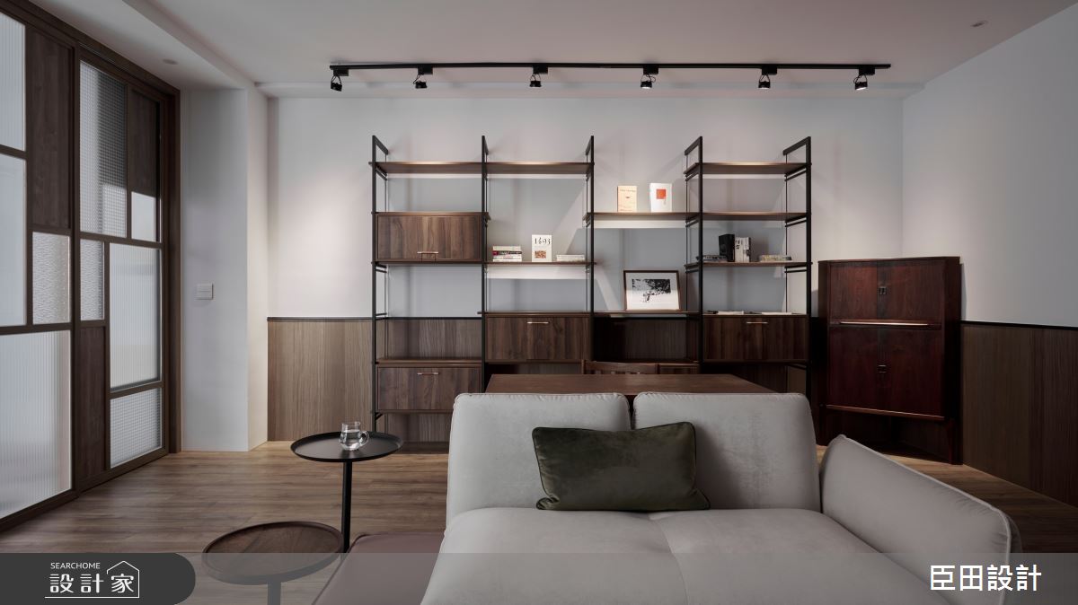 90坪新成屋(5年以下)＿混搭風客廳案例圖片＿臣田設計＿臣田_17之7