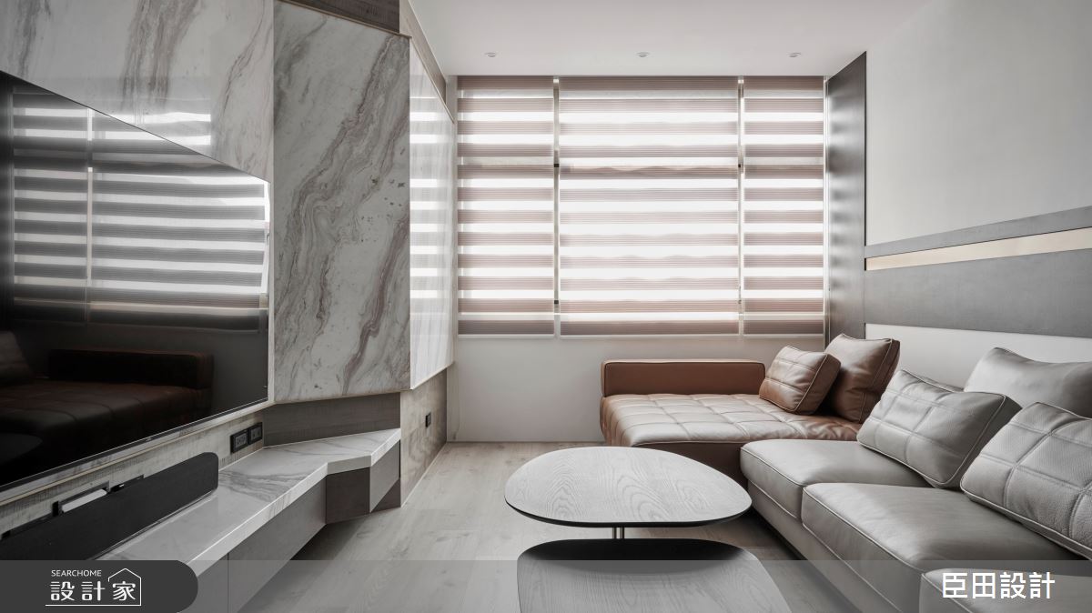 20坪中古屋(5~15年)＿現代風客廳案例圖片＿臣田設計＿臣田_19 鎏金之4
