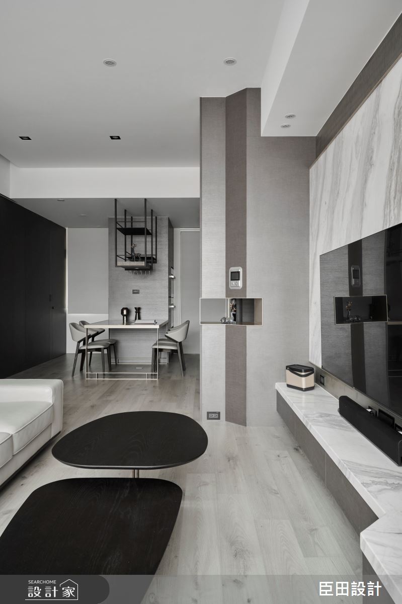 20坪中古屋(5~15年)＿現代風客廳案例圖片＿臣田設計＿臣田_19 鎏金之6