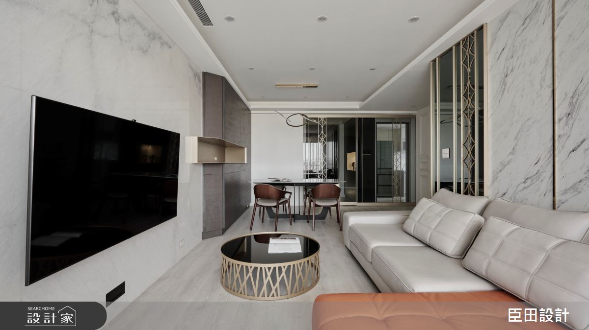 21坪新成屋(5年以下)＿新古典客廳案例圖片＿臣田設計＿臣田_20 日和之4