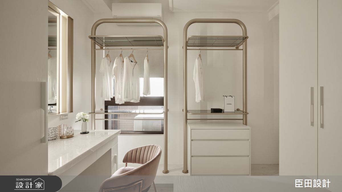 21坪新成屋(5年以下)＿新古典更衣間案例圖片＿臣田設計＿臣田_20 日和之11