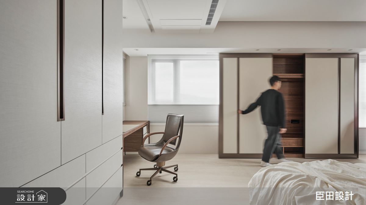 100坪新成屋(5年以下)＿現代風臥室案例圖片＿臣田設計＿臣田_21 離塵(一)之14