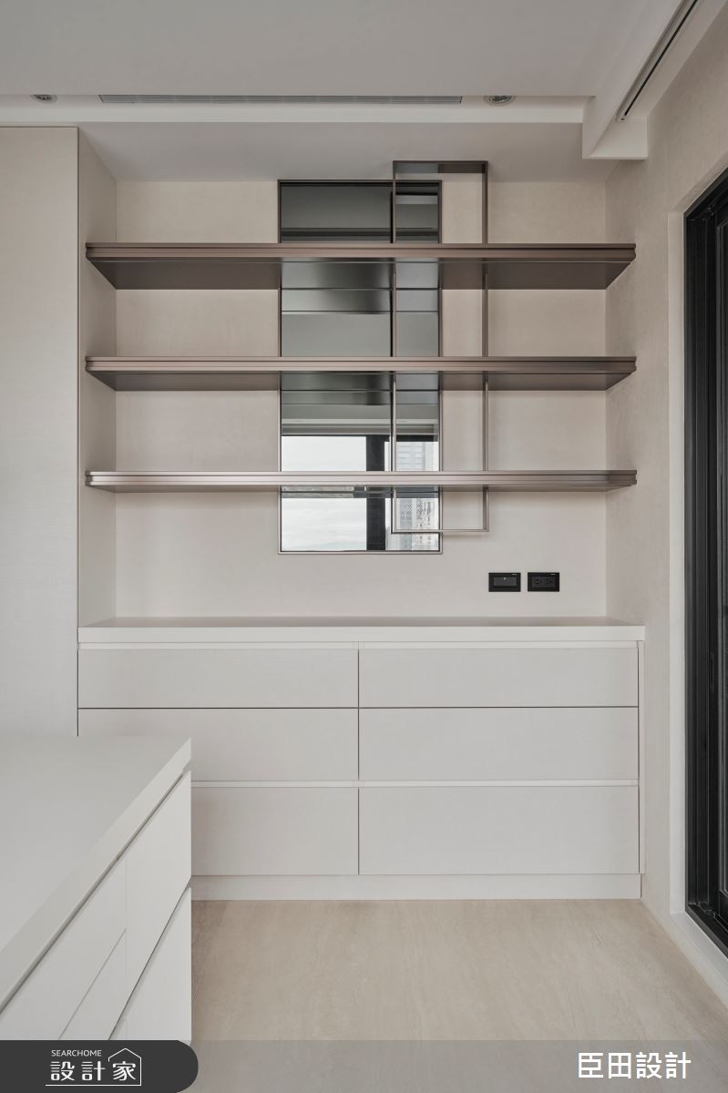 100坪新成屋(5年以下)＿現代風更衣間案例圖片＿臣田設計＿臣田_21 離塵(一)之16