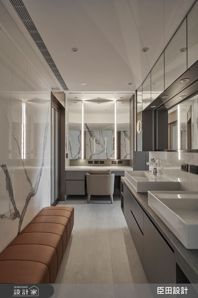 100坪新成屋(5年以下)＿現代風浴室案例圖片＿臣田設計＿臣田_21 離塵(一)之22