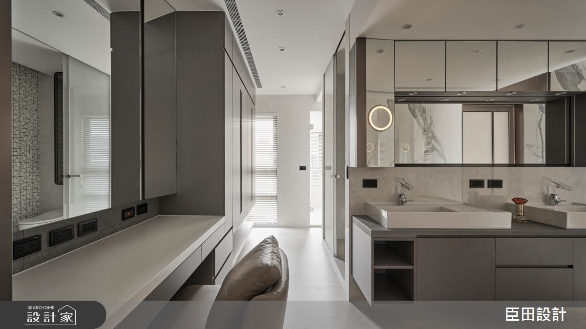 100坪新成屋(5年以下)＿現代風浴室案例圖片＿臣田設計＿臣田_21 離塵(一)之23