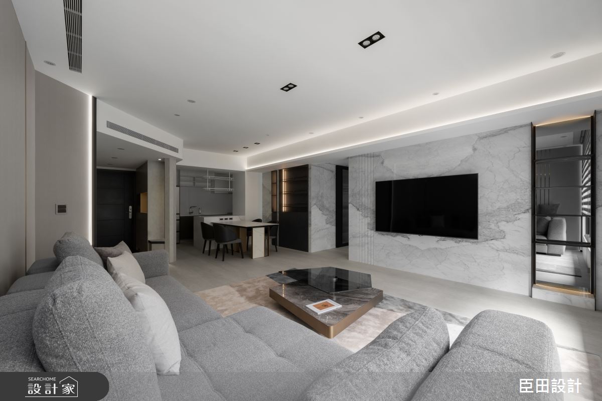 36坪中古屋(5~15年)＿現代風玄關客廳餐廳廚房案例圖片＿臣田設計＿臣田_22之8