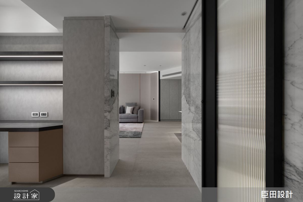 36坪中古屋(5~15年)＿現代風客廳書房工作區案例圖片＿臣田設計＿臣田_22之12