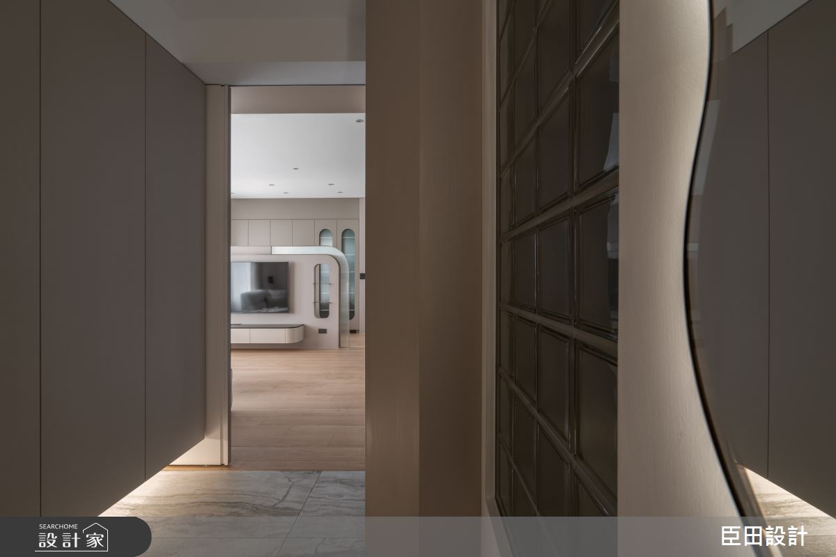 25坪新成屋(5年以下)＿現代風玄關客廳案例圖片＿臣田設計＿臣田_24之4