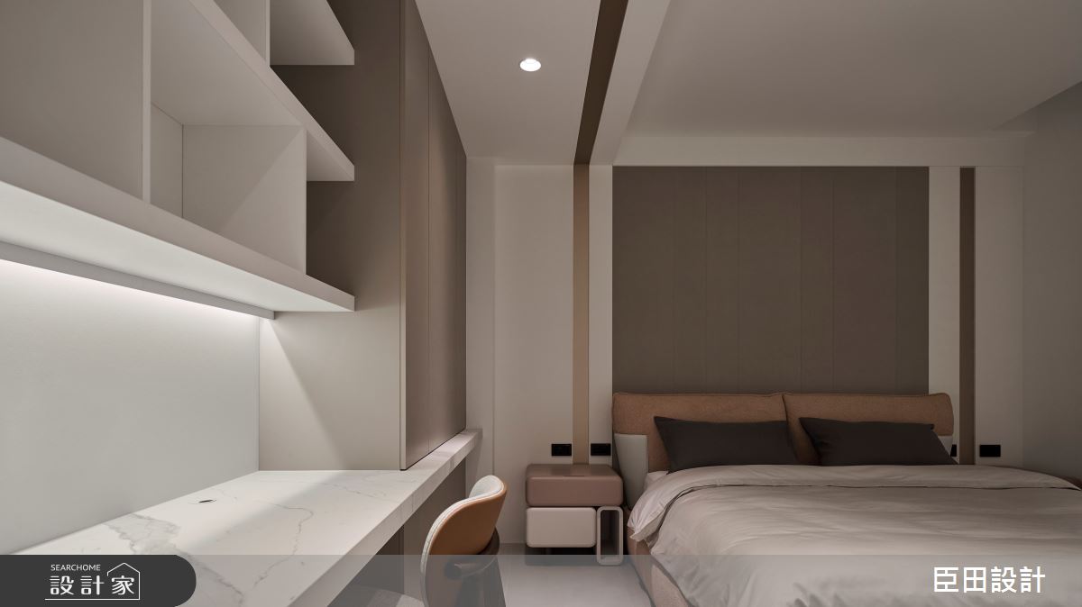 90坪新成屋(5年以下)＿現代風臥室案例圖片＿臣田設計＿臣田_26之15