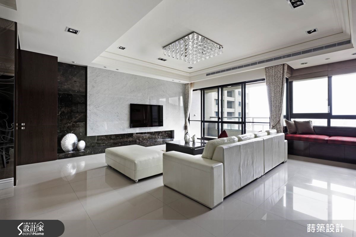 58坪新成屋(5年以下)＿奢華風客廳臥榻案例圖片＿蒔築設計有限公司＿蒔築_03之8