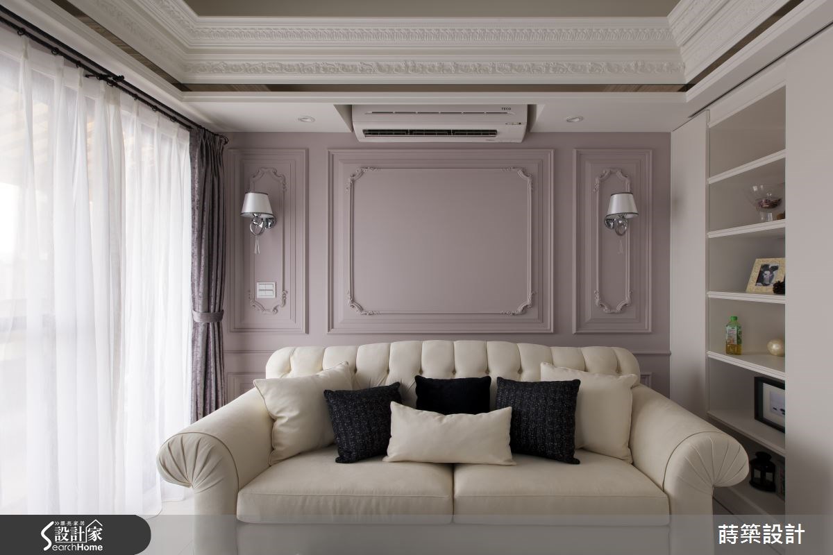 20坪新成屋(5年以下)＿新古典客廳案例圖片＿蒔築設計有限公司＿蒔築_04之2