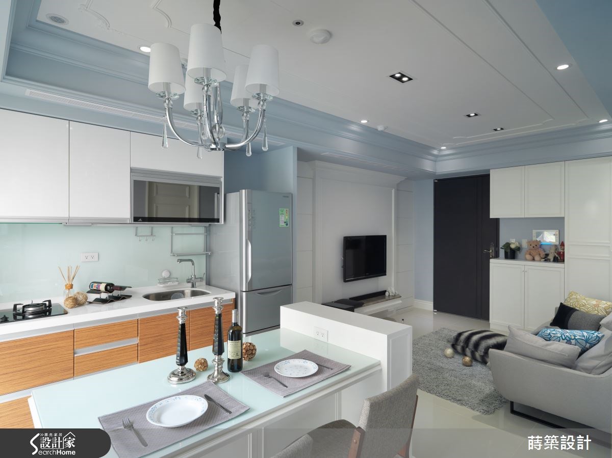20坪預售屋＿美式風玄關客廳餐廳廚房案例圖片＿蒔築設計有限公司＿蒔築_05之3
