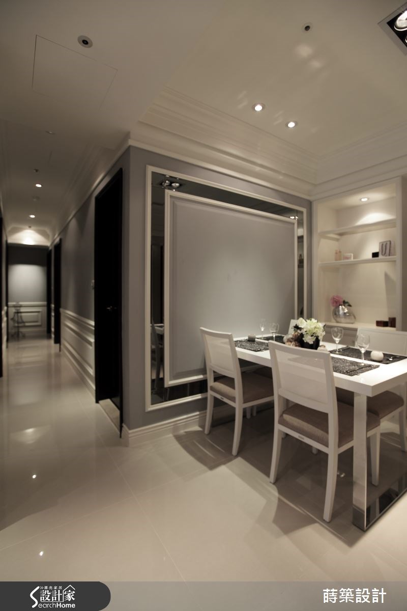 35坪新成屋(5年以下)＿新古典餐廳走廊案例圖片＿蒔築設計有限公司＿蒔築_07之8