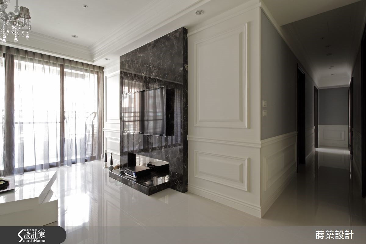 35坪新成屋(5年以下)＿新古典客廳走廊案例圖片＿蒔築設計有限公司＿蒔築_07之9