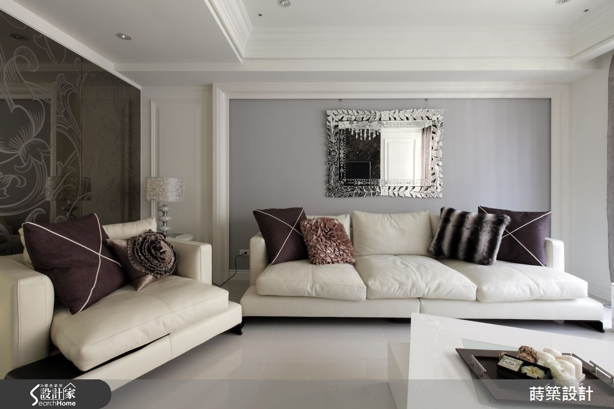 35坪新成屋(5年以下)＿新古典客廳案例圖片＿蒔築設計有限公司＿蒔築_07之12