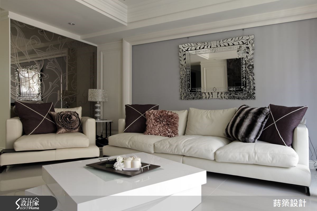35坪新成屋(5年以下)＿新古典客廳案例圖片＿蒔築設計有限公司＿蒔築_07之13