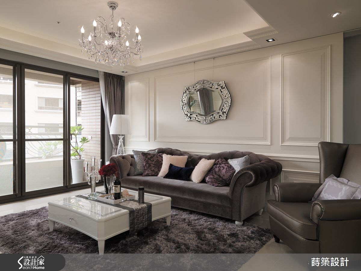 35坪新成屋(5年以下)＿新古典客廳案例圖片＿蒔築設計有限公司＿蒔築_08之3