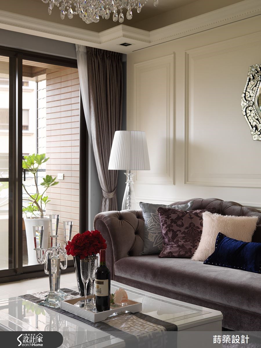 35坪新成屋(5年以下)＿新古典客廳案例圖片＿蒔築設計有限公司＿蒔築_08之4