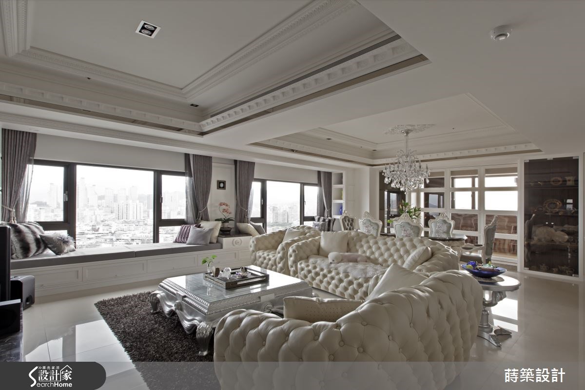 60坪新成屋(5年以下)＿新古典客廳餐廳臥榻案例圖片＿蒔築設計有限公司＿蒔築_09之9