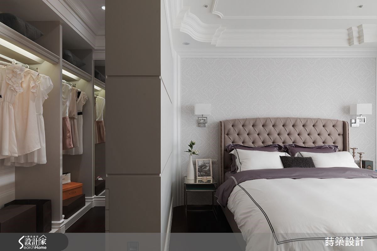 40坪新成屋(5年以下)＿新古典臥室更衣間案例圖片＿蒔築設計有限公司＿蒔築_10之20
