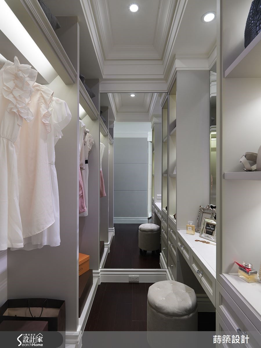 40坪新成屋(5年以下)＿新古典更衣間案例圖片＿蒔築設計有限公司＿蒔築_10之21