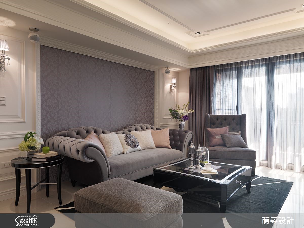 35坪新成屋(5年以下)＿新古典客廳案例圖片＿蒔築設計有限公司＿蒔築_15之8