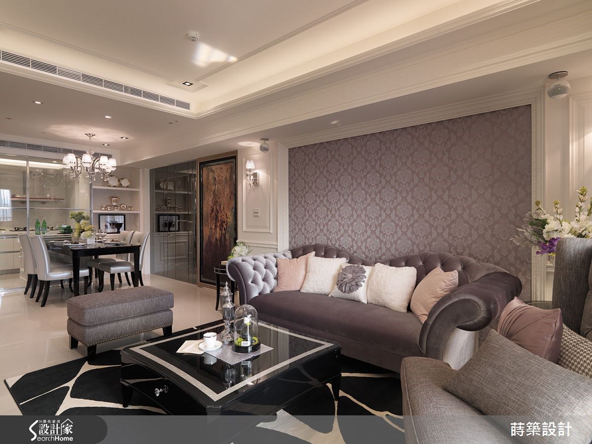 35坪新成屋(5年以下)＿新古典客廳餐廳案例圖片＿蒔築設計有限公司＿蒔築_15之9