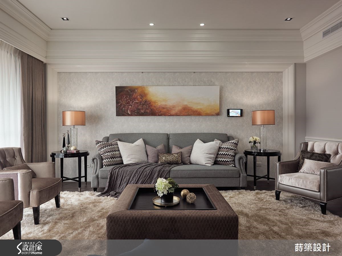 35坪預售屋＿新古典客廳案例圖片＿蒔築設計有限公司＿蒔築_17之4