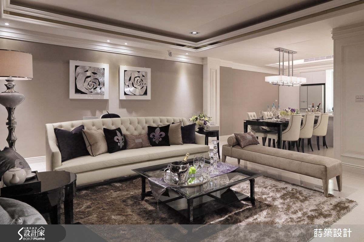 120坪新成屋(5年以下)＿新古典客廳餐廳案例圖片＿蒔築設計有限公司＿蒔築_20之4