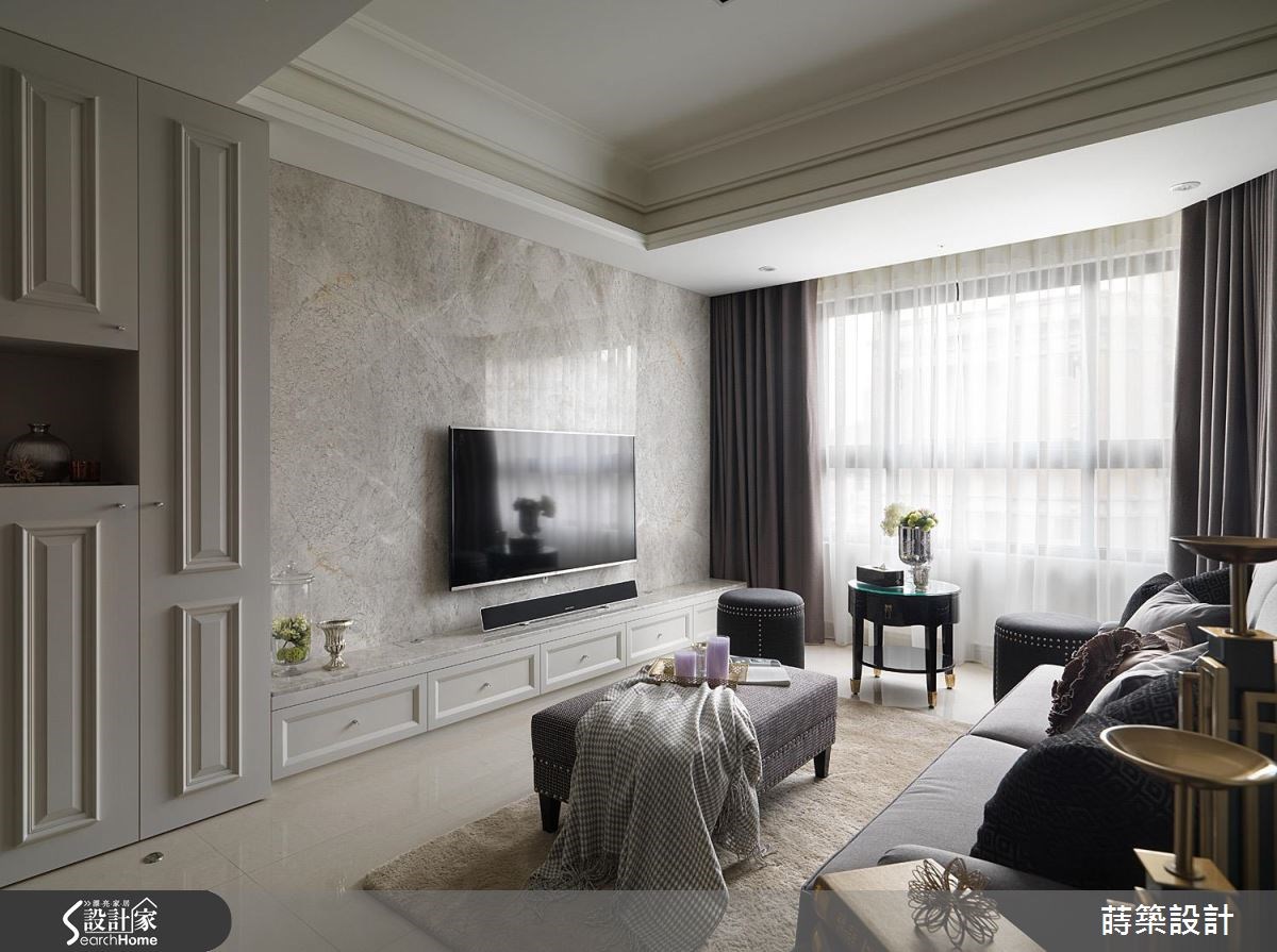 25坪新成屋(5年以下)＿新古典客廳案例圖片＿蒔築設計有限公司＿蒔築_21之4
