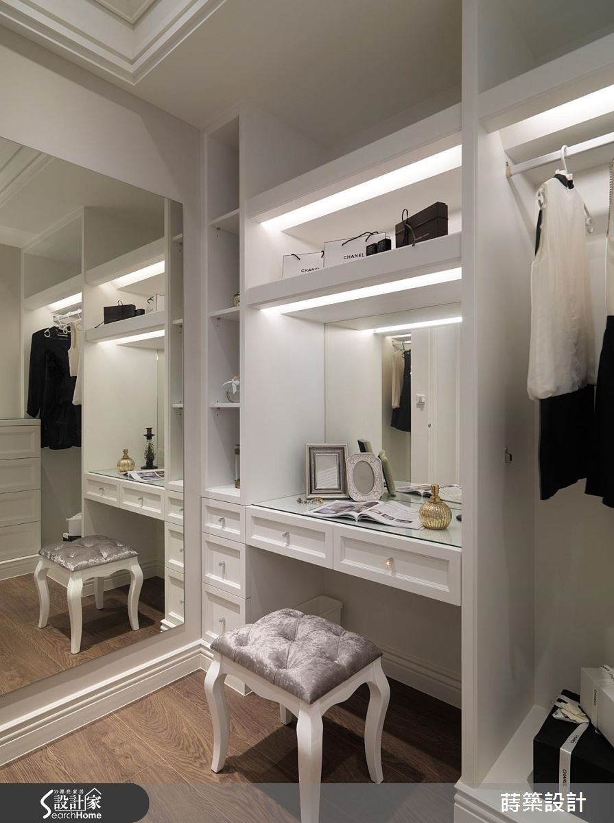 25坪新成屋(5年以下)＿新古典更衣間案例圖片＿蒔築設計有限公司＿蒔築_21之15