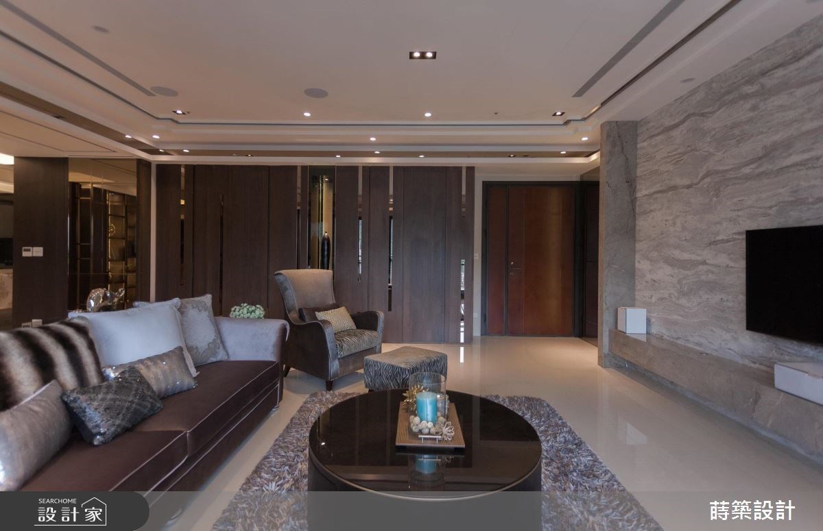 55坪新成屋(5年以下)＿奢華風客廳案例圖片＿蒔築設計有限公司＿蒔築_23之5