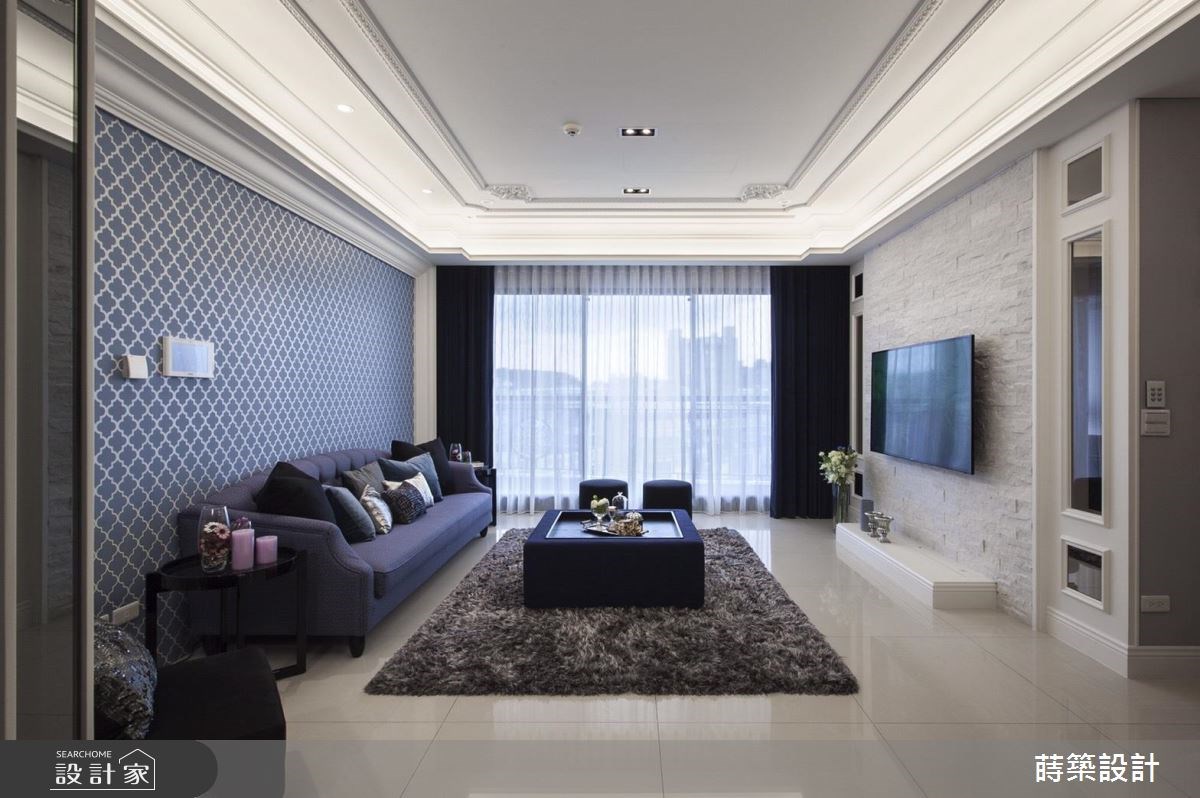 38坪新成屋(5年以下)＿新古典客廳案例圖片＿蒔築設計有限公司＿蒔築_24之1